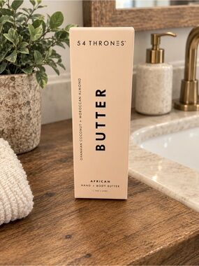54 Thrones Hand & Body Butter - Hydrating Moisturizer in Coconut Almond